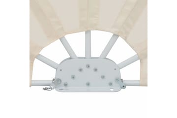 Sammenleggbar sidemarkise for terrasse krem 160 cm - Hagemøbler - Solbeskyttelse - Markiser - Balkongmarkise