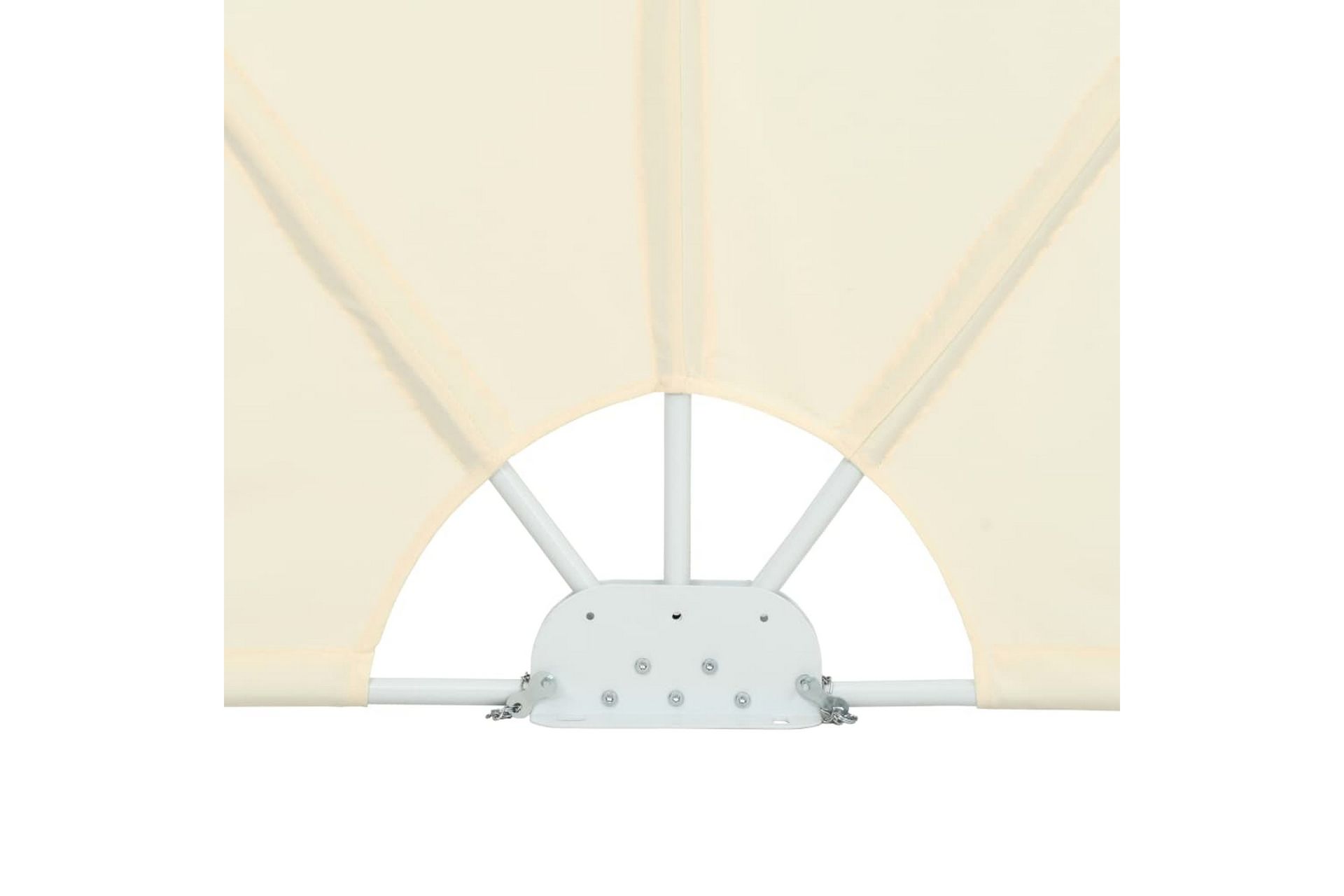 Sammenleggbar sidemarkise for terrasse krem 240x160 cm - Hagemøbler - Solbeskyttelse - Markiser - Balkongmarkise