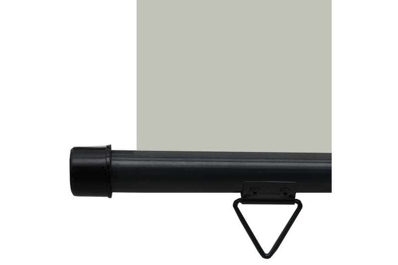 Sidemarkise for balkong 100x250 cm grå - Grå - Hagemøbler - Solbeskyttelse - Markiser - Balkongmarkise