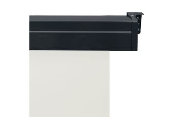 Sidemarkise for balkong 100x250 cm kremhvit - Krem - Hagemøbler - Solbeskyttelse - Markiser - Balkongmarkise