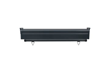 Sidemarkise for balkong 100x250 cm kremhvit - Krem - Hagemøbler - Solbeskyttelse - Markiser - Balkongmarkise