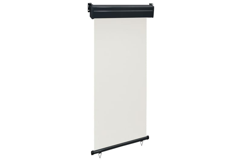 Sidemarkise for balkong 100x250 cm kremhvit - Krem - Hagemøbler - Solbeskyttelse - Markiser - Balkongmarkise
