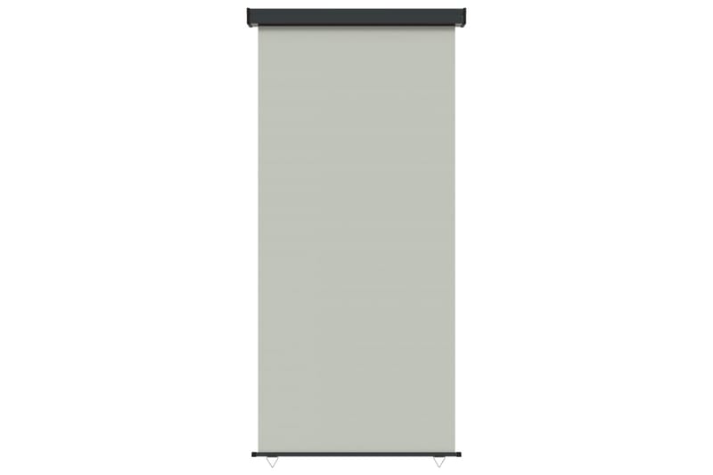 Sidemarkise for balkong 117x250 cm grå - Grå - Vindusmarkise - Markiser