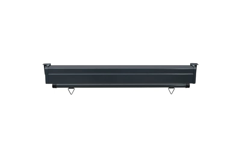 Sidemarkise for balkong 120x250 cm kremhvit - Krem - Hagemøbler - Solbeskyttelse - Markiser - Balkongmarkise