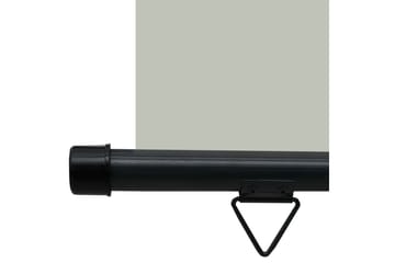 Sidemarkise for balkong 140x250 cm grå - Grå - Hagemøbler - Solbeskyttelse - Markiser - Balkongmarkise