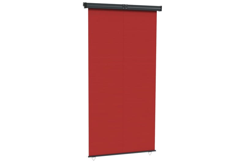 Sidemarkise for balkong 140x250 cm rød - Rød - Balkongmarkise - Markiser - Sidemarkise - Balkongbeskyttelse