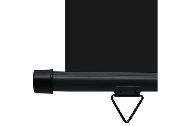 Sidemarkise for balkong 140x250 cm svart - Svart - Hagemøbler - Solbeskyttelse - Markiser - Balkongmarkise