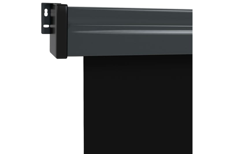 Sidemarkise for balkong 160x250 cm svart - Svart - Vindusmarkise - Markiser