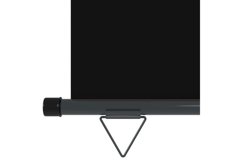 Sidemarkise for balkong 160x250 cm svart - Svart - Vindusmarkise - Markiser