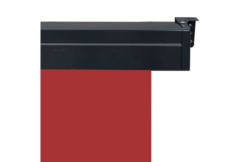 Sidemarkise for balkong 170x250 cm rød - Rød - Hagemøbler - Solbeskyttelse - Markiser - Balkongmarkise