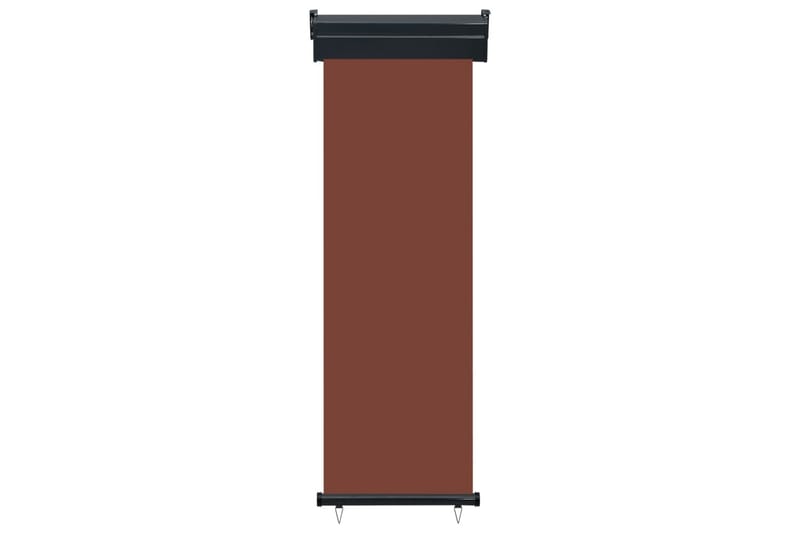 Sidemarkise for balkong 60x250 cm brun - Brun - Balkongmarkise - Markiser - Sidemarkise - Balkongbeskyttelse