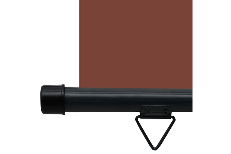 Sidemarkise for balkong 60x250 cm brun - Brun - Hagemøbler - Solbeskyttelse - Markiser - Balkongmarkise
