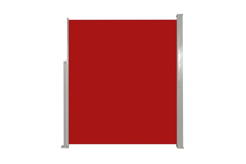 Uteplass Terasse Side Solskjerm 160 x 300 cm - Rød - Hagemøbler - Solbeskyttelse - Markiser - Balkongmarkise
