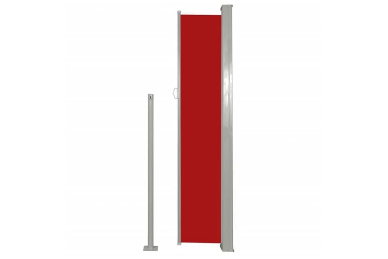 Uteplass Terasse Side Solskjerm 160 x 300 cm - Rød - Hagemøbler - Solbeskyttelse - Markiser - Balkongmarkise