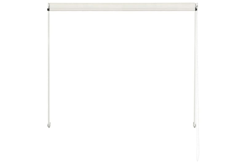 Uttrekkbar markise 100x150 cm kremhvit - Krem - Hagemøbler - Solbeskyttelse - Markiser - Vindusmarkise