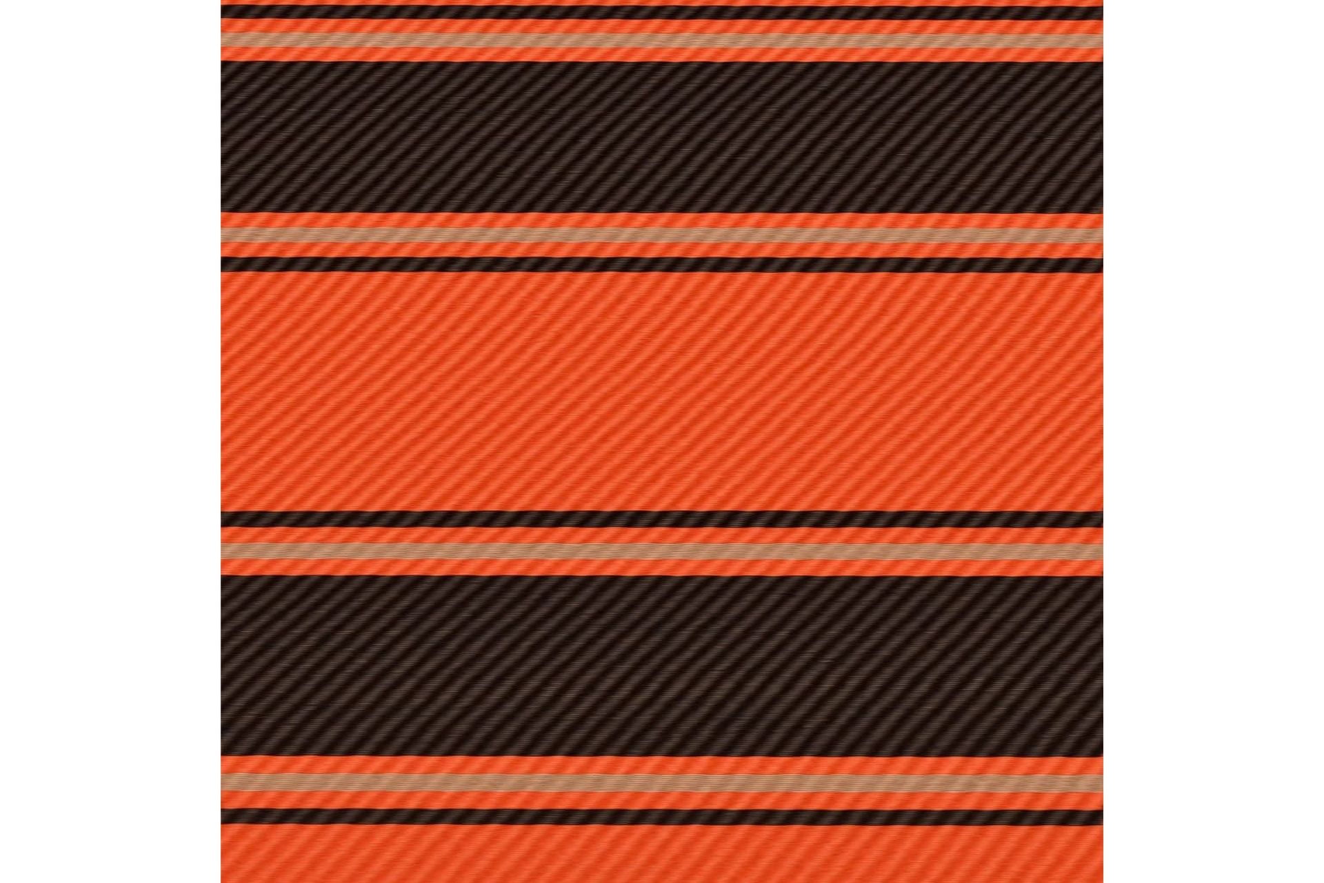 Uttrekkbar markise 100x150 cm oransje og brun - Flerfarget - Hagemøbler - Solbeskyttelse - Markiser - Vindusmarkise