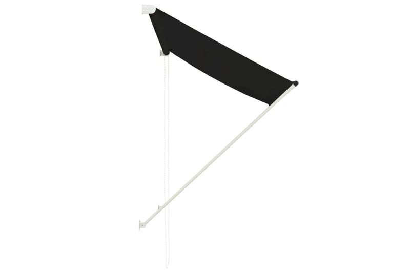 Uttrekkbar markise 150 x 150 cm antrasitt - Hagemøbler - Solbeskyttelse - Markiser - Vindusmarkise