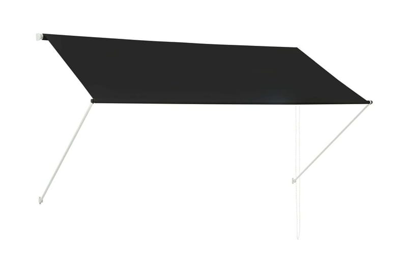 Uttrekkbar markise 250x150 cm antrasitt - Vindusmarkise - Markiser