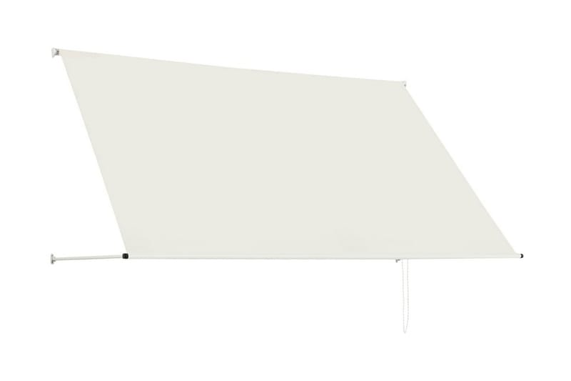 Uttrekkbar markise 250x150 cm kremhvit - Hagemøbler - Solbeskyttelse - Markiser - Vindusmarkise