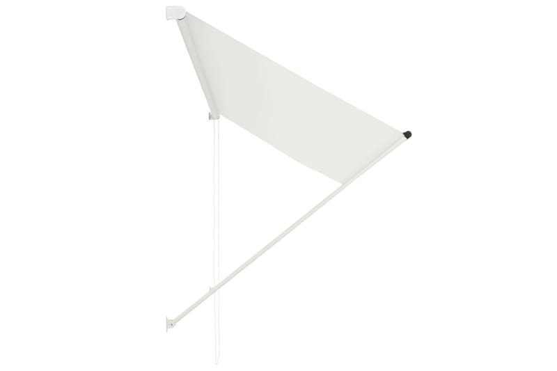 Uttrekkbar markise 250x150 cm kremhvit - Hagemøbler - Solbeskyttelse - Markiser - Vindusmarkise