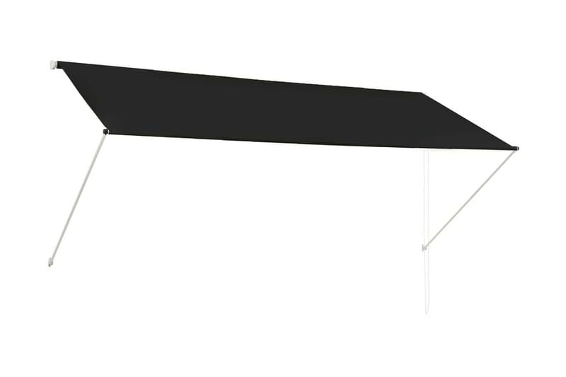 Uttrekkbar markise 300x150 cm antrasitt - Hagemøbler - Solbeskyttelse - Markiser - Balkongmarkise