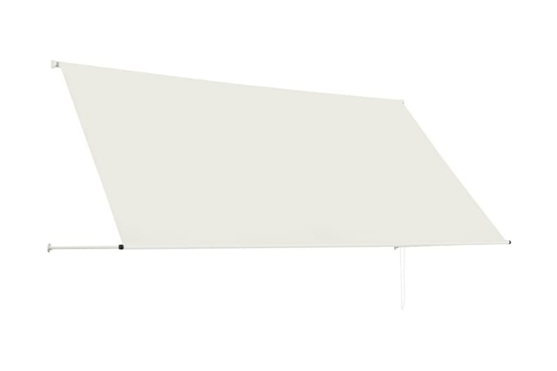 Uttrekkbar markise 300x150 cm kremhvit - Balkongmarkise - Markiser - Terrassemarkise
