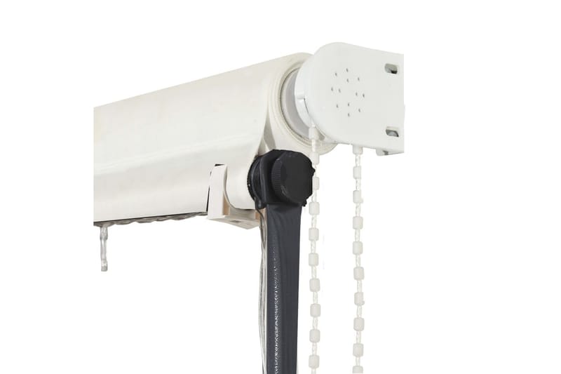 Uttrekkbar markise med LED 300x150 cm kremhvit - Krem - Hagemøbler - Solbeskyttelse - Markiser - Balkongmarkise