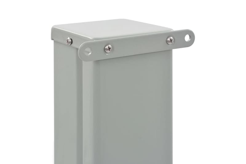Uttrekkbar sidemarkise 100 x 300 cm grå - Hagemøbler - Solbeskyttelse - Markiser - Balkongmarkise