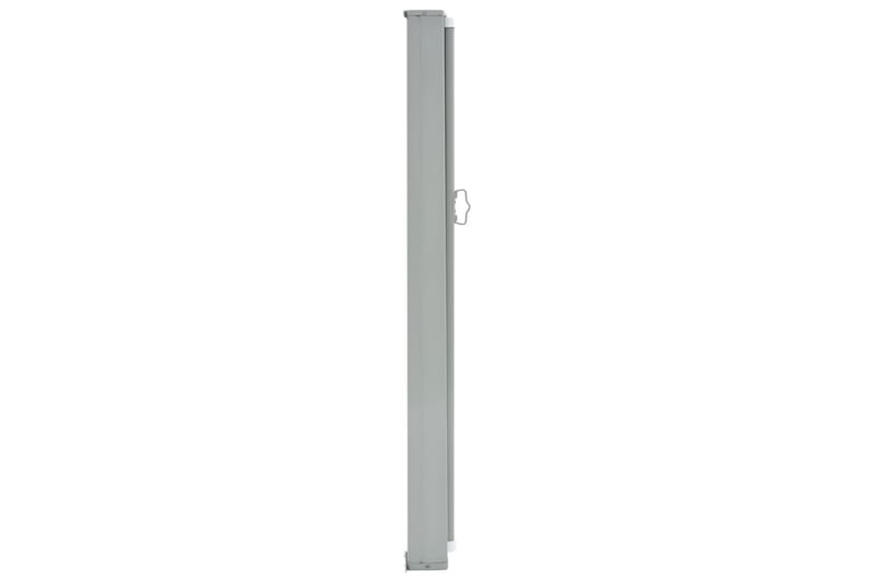 Uttrekkbar sidemarkise 100 x 300 cm kremhvit - Hagemøbler - Solbeskyttelse - Markiser - Balkongmarkise
