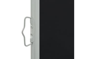 Uttrekkbar sidemarkise 100 x 300 cm svart - Hagemøbler - Solbeskyttelse - Markiser - Balkongmarkise