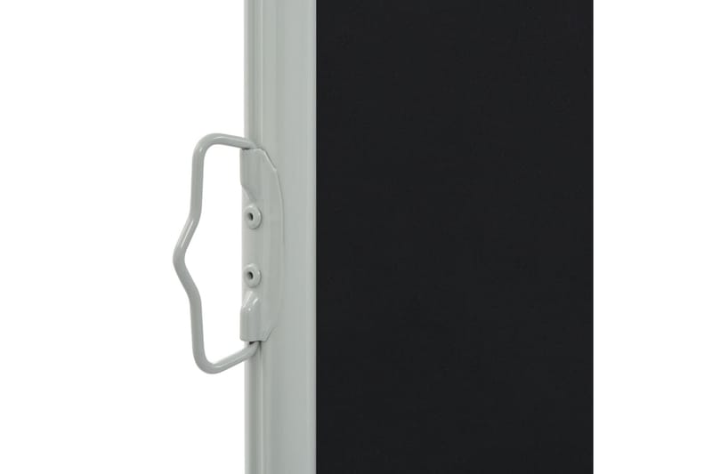 Uttrekkbar sidemarkise 100 x 300 cm svart - Balkongmarkise - Markiser - Sidemarkise - Balkongbeskyttelse
