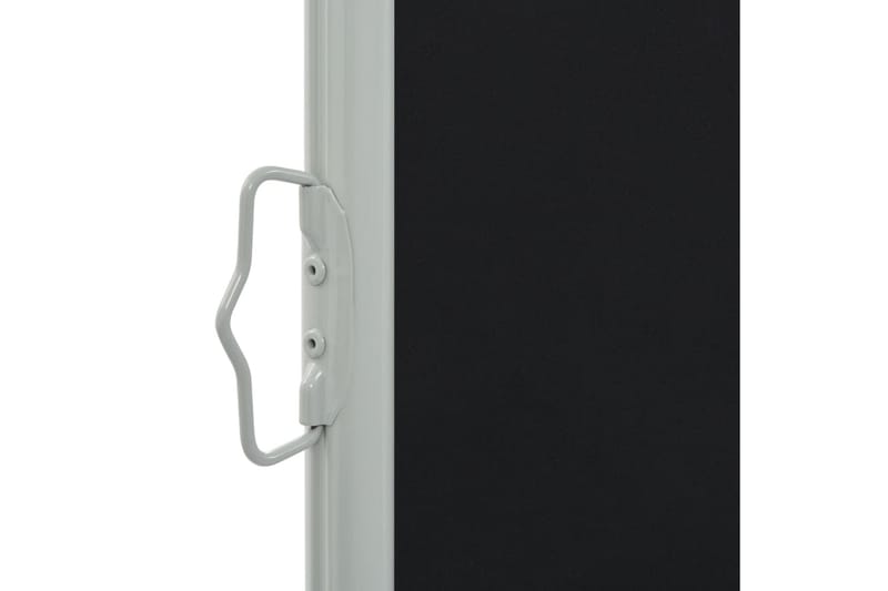Uttrekkbar sidemarkise 100 x 300 cm svart - Hagemøbler - Solbeskyttelse - Markiser - Balkongmarkise