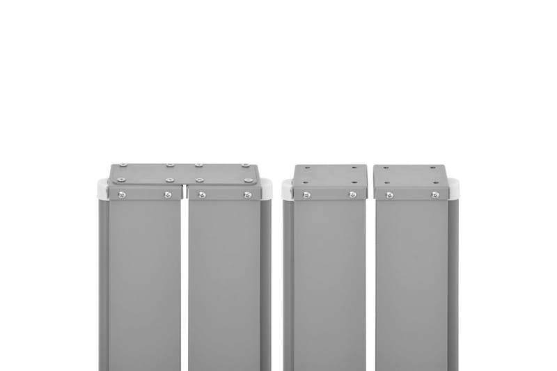 Uttrekkbar sidemarkise 100x1000 cm antrasitt - Balkongmarkise - Markiser - Sidemarkise - Balkongbeskyttelse