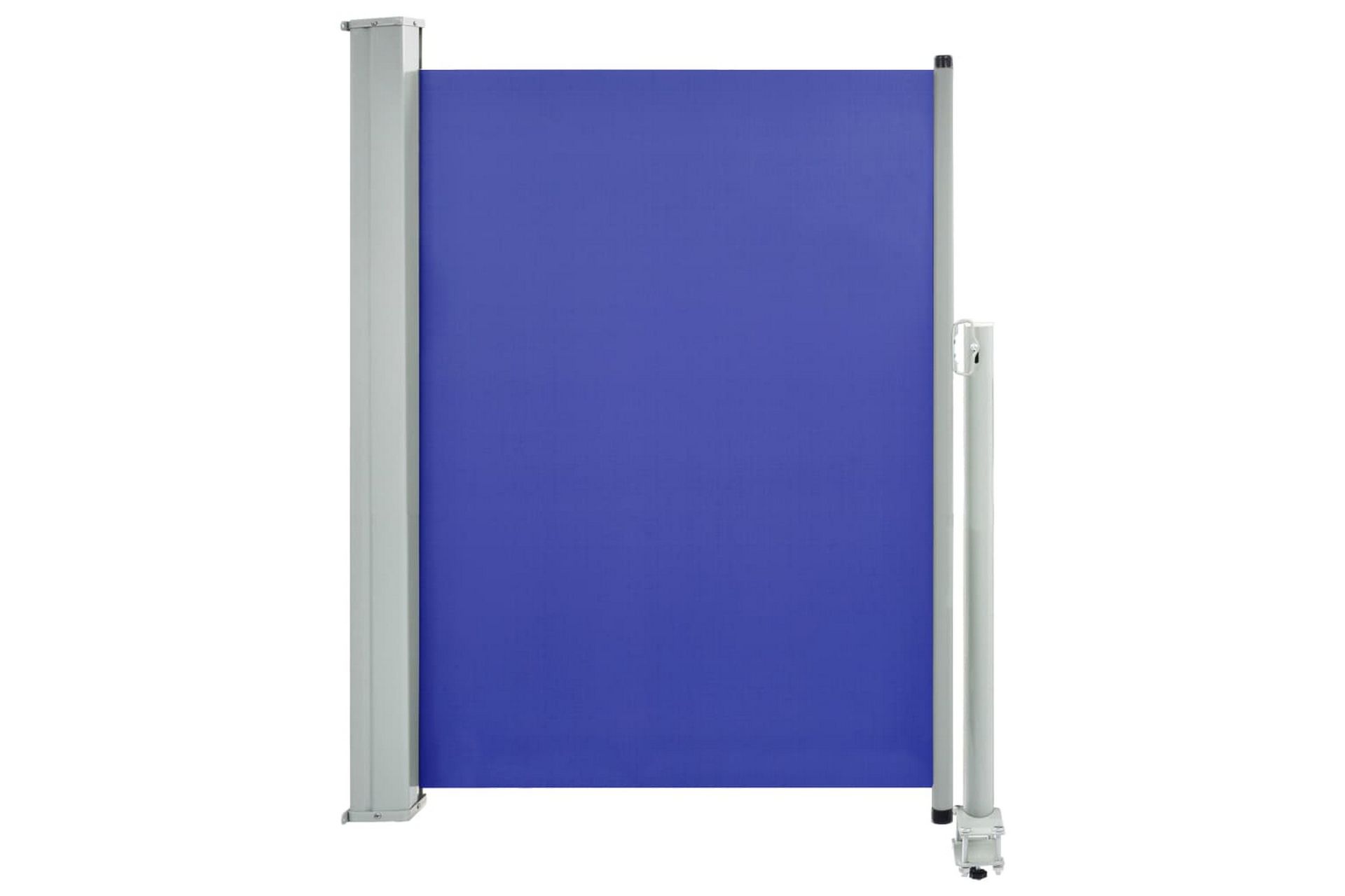 Uttrekkbar sidemarkise 100x300 cm blå - Hagemøbler - Solbeskyttelse - Markiser - Balkongmarkise