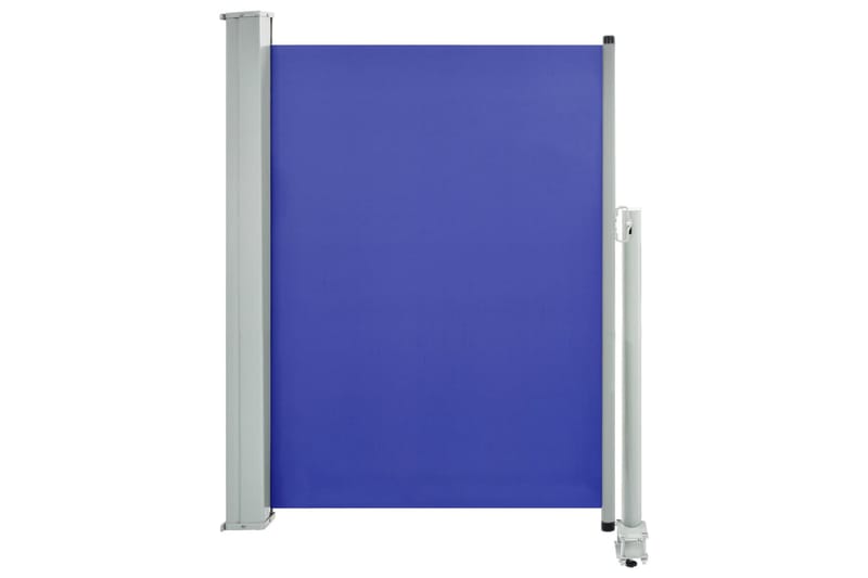 Uttrekkbar sidemarkise 100x300 cm blå - Balkongmarkise - Markiser - Sidemarkise - Balkongbeskyttelse