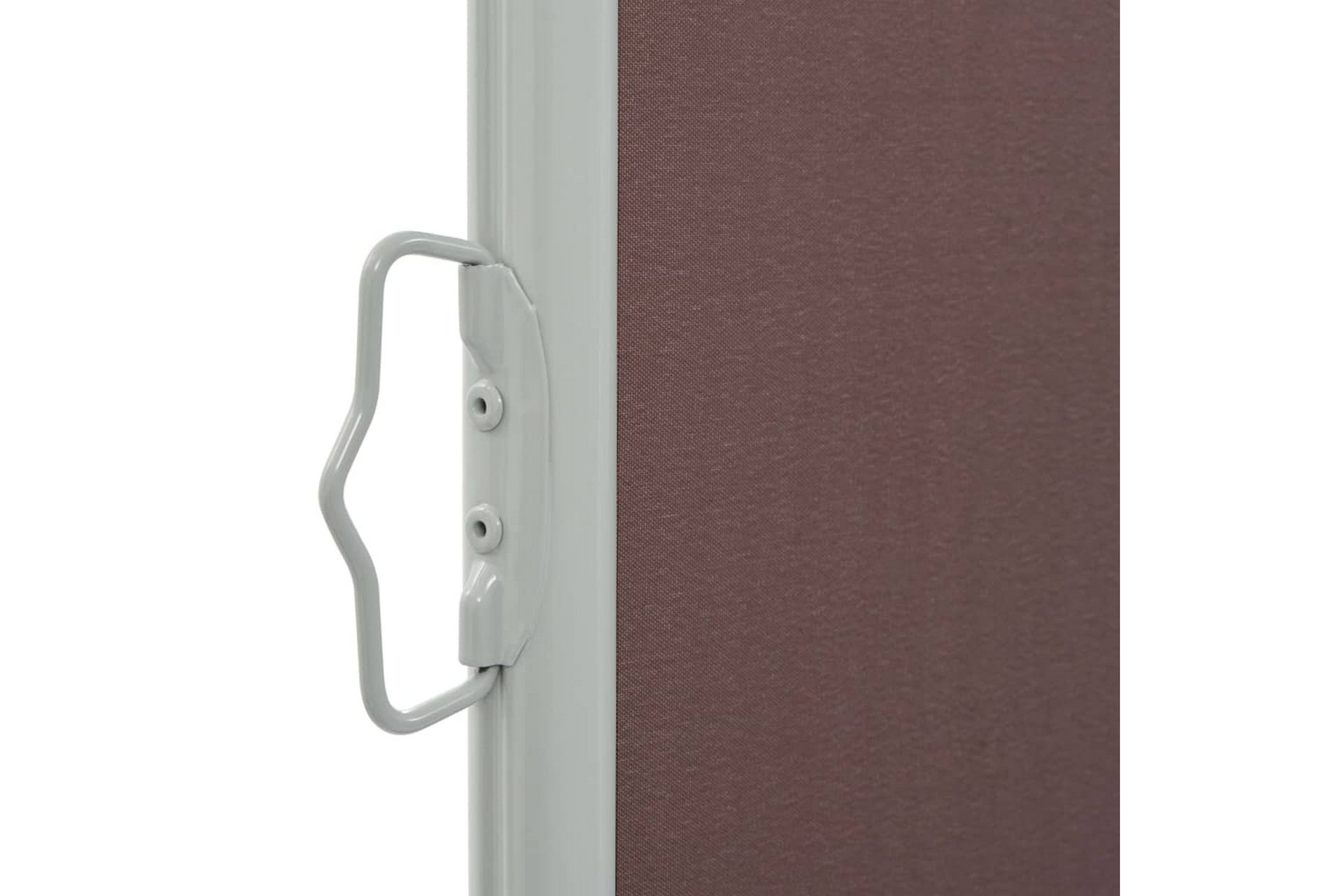 Uttrekkbar sidemarkise 100x300 cm brun - Hagemøbler - Solbeskyttelse - Markiser - Balkongmarkise
