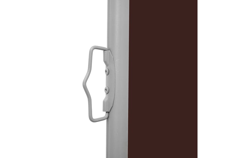 Uttrekkbar sidemarkise 100x300 cm brun - Balkongmarkise - Markiser - Sidemarkise - Balkongbeskyttelse