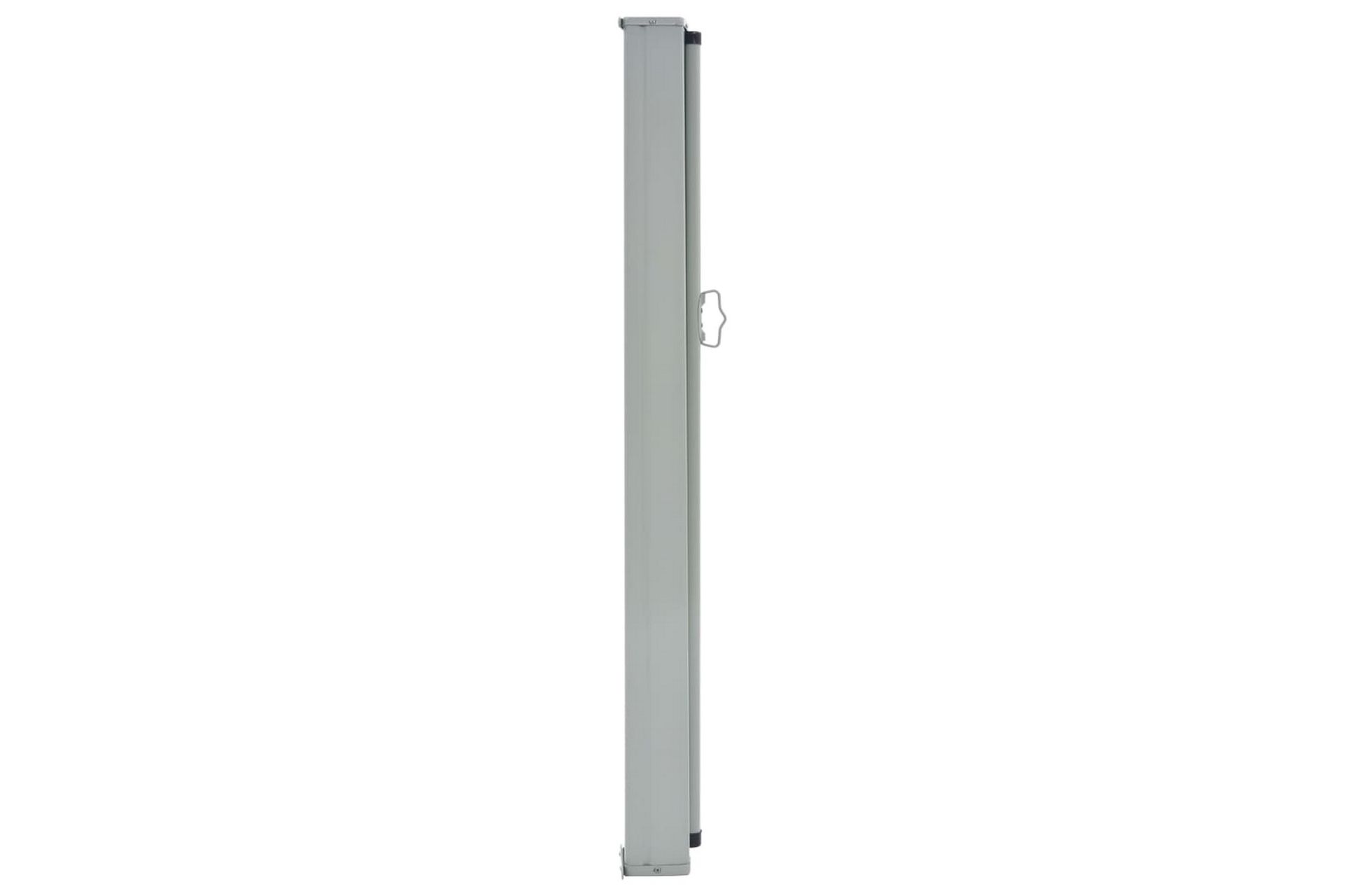 Uttrekkbar sidemarkise 100x300 cm brun - Hagemøbler - Solbeskyttelse - Markiser - Balkongmarkise