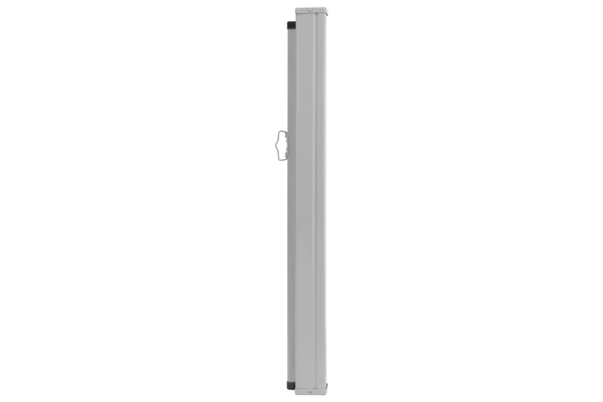 Uttrekkbar sidemarkise 100x300 cm kremhvit - Hagemøbler - Solbeskyttelse - Markiser - Balkongmarkise