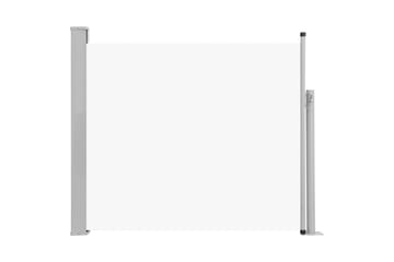 Uttrekkbar sidemarkise 100x300 cm kremhvit - Hagemøbler - Solbeskyttelse - Markiser - Balkongmarkise
