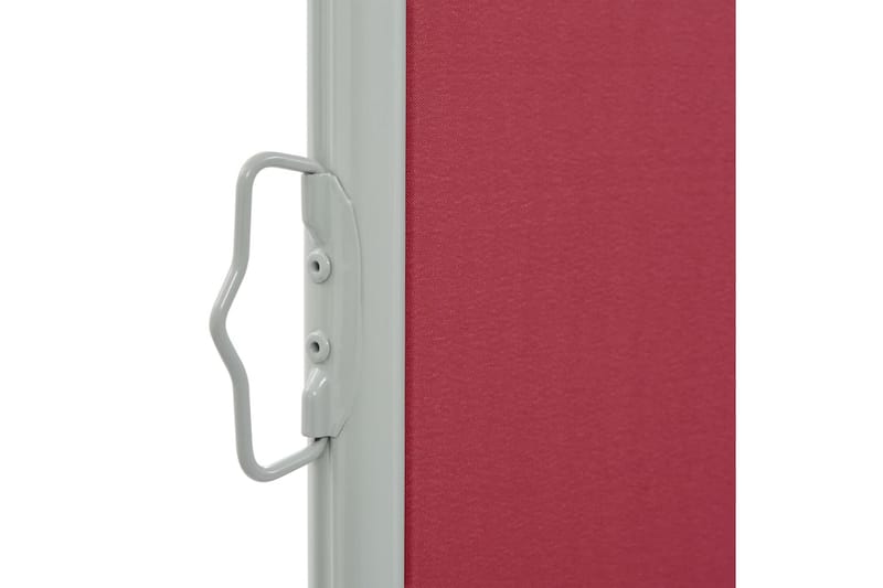 Uttrekkbar sidemarkise 100x300 cm rød - Hagemøbler - Solbeskyttelse - Markiser - Balkongmarkise
