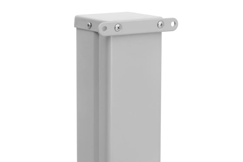 Uttrekkbar sidemarkise 100x500 cm grå - Balkongmarkise - Markiser - Sidemarkise - Balkongbeskyttelse