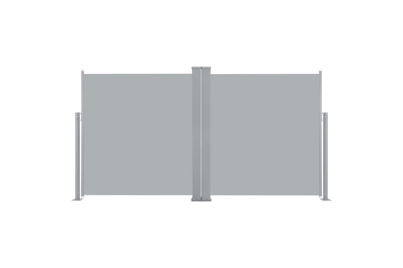 Uttrekkbar sidemarkise 100x600 cm antrasitt - Hagemøbler - Solbeskyttelse - Markiser - Balkongmarkise