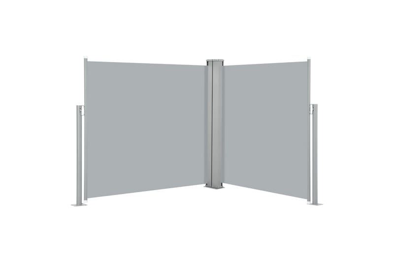 Uttrekkbar sidemarkise 100x600 cm antrasitt - Hagemøbler - Solbeskyttelse - Markiser - Balkongmarkise