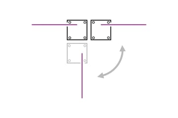 Uttrekkbar sidemarkise 100x600 cm blå - Hagemøbler - Solbeskyttelse - Markiser - Balkongmarkise
