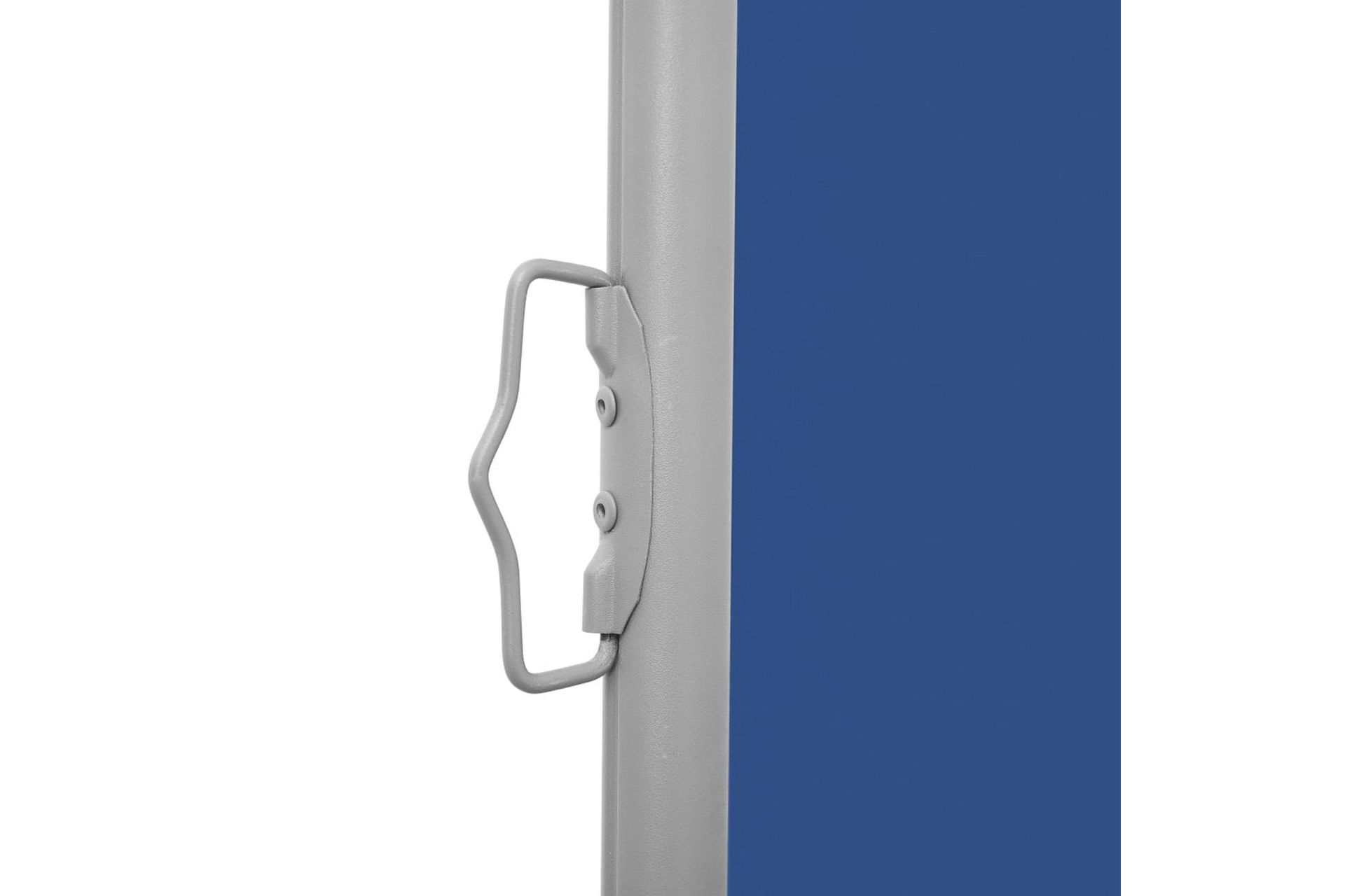 Uttrekkbar sidemarkise 100x600 cm blå - Hagemøbler - Solbeskyttelse - Markiser - Balkongmarkise