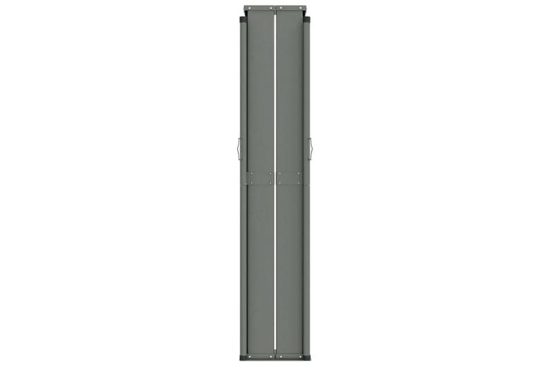 Uttrekkbar sidemarkise 117x600 cm antrasitt - Antrasittgrå - Balkongmarkise - Markiser - Sidemarkise - Balkongbeskyttelse