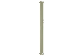 Uttrekkbar sidemarkise 117x600 cm blå - Blå - Hagemøbler - Solbeskyttelse - Markiser - Balkongmarkise