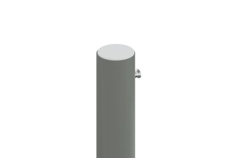 Uttrekkbar sidemarkise 117x600 cm kremhvit - Krem - Balkongmarkise - Markiser - Sidemarkise - Balkongbeskyttelse