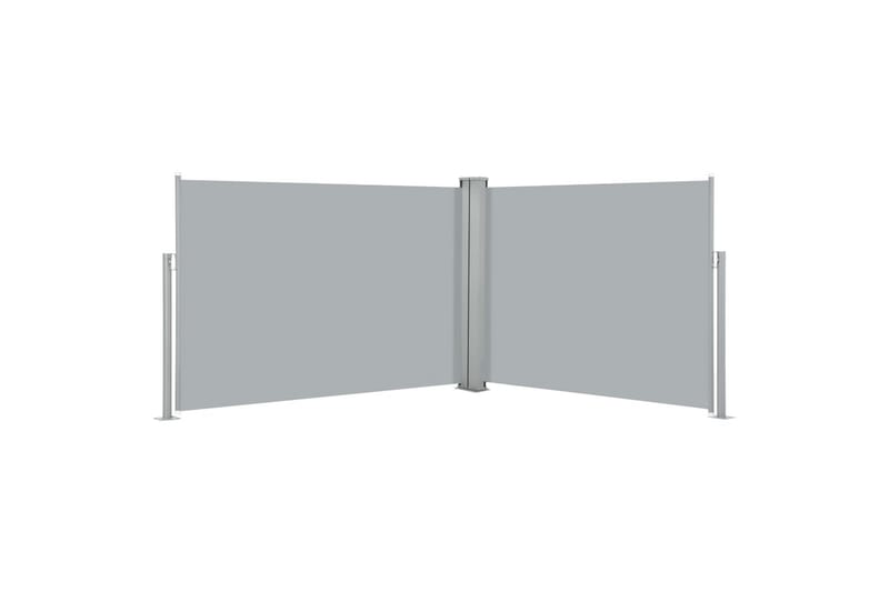 Uttrekkbar sidemarkise 120x1000 cm antrasitt - Hagemøbler - Solbeskyttelse - Markiser - Balkongmarkise